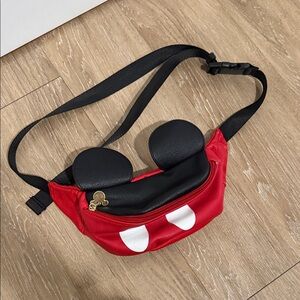 Loungefly Red and Black Mickey Mouse Bag